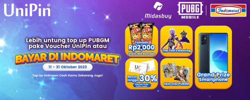 Top Up Unknown Cash PUBG Mobile dan Dapatkan Jutaan UniPin Credits hingga Grand Prize Smartphone